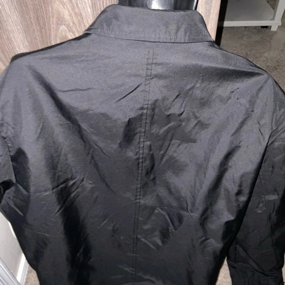 Men’s used size XL polyester black banana republic full zip jacket Pre own item